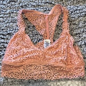 Coral pink bralette
